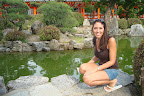 garden at the Sanjusangendo Temple right next to the Hyatt hotel