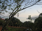 Vista do alto, no início da trilha