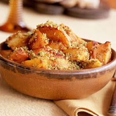 Saffron Potatoes with Almonds