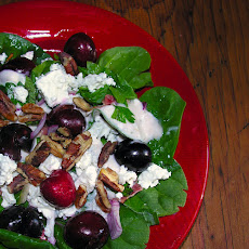 Spinach Summer Cherry Salad