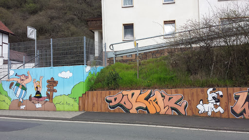 Graffiti Asterix & Obelix