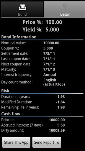 Bond Calculator