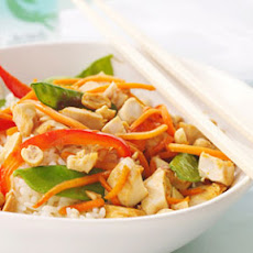 Spicy Chicken and Snow Peas