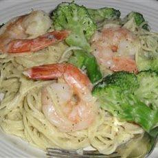 Garlic-Shrimp Angel Hair