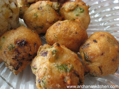 cabbage onion vada