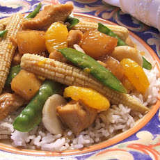 Sweet and Sour Chicken With Pineapple and Veggies