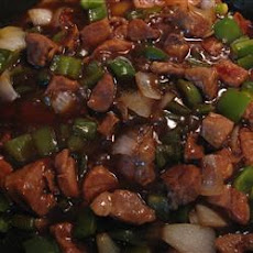 Honey Pork with Peppers