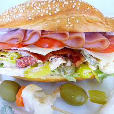 Eric's Super Duper Stuffed Hero Sandwich