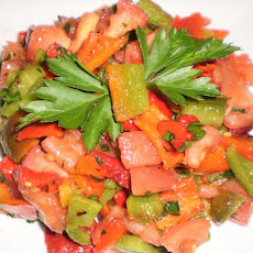 Moroccan Tomato and Capsicum Salad