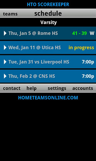 HTOsports Scorekeeper