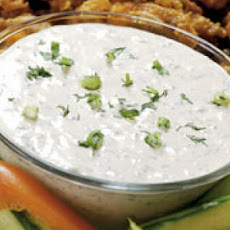 Blue Cheese Dip with Onion and Celery