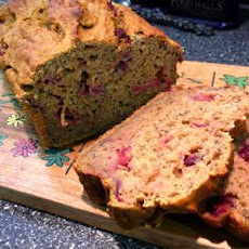 Pumpkin Banana Cranberry Bread