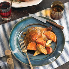 Roasted Sweet Potatoes and Parsnips with Chili Powder