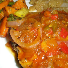 Saucy Salsa Baked Pork Chops - With a Twist !