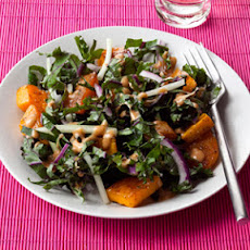 Roasted Squash and Kale Salad