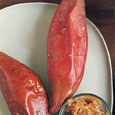 Baked Yams with Ginger-Molasses Butter