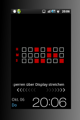 Binary Clock Live Wallpaper