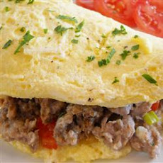 Fluffy Sausage Omelet
