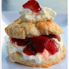 Strawberry Shortcake With Meyer Lemon Cream
