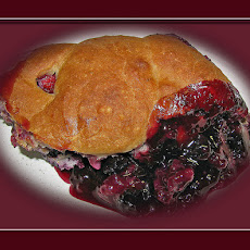 Peach Blueberry Cobbler-Easy With Bisquick