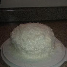 Double Coconut Cake With Fluffy Coconut Frosting