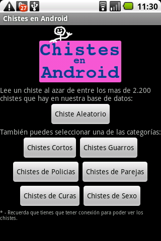 Chistes en Android