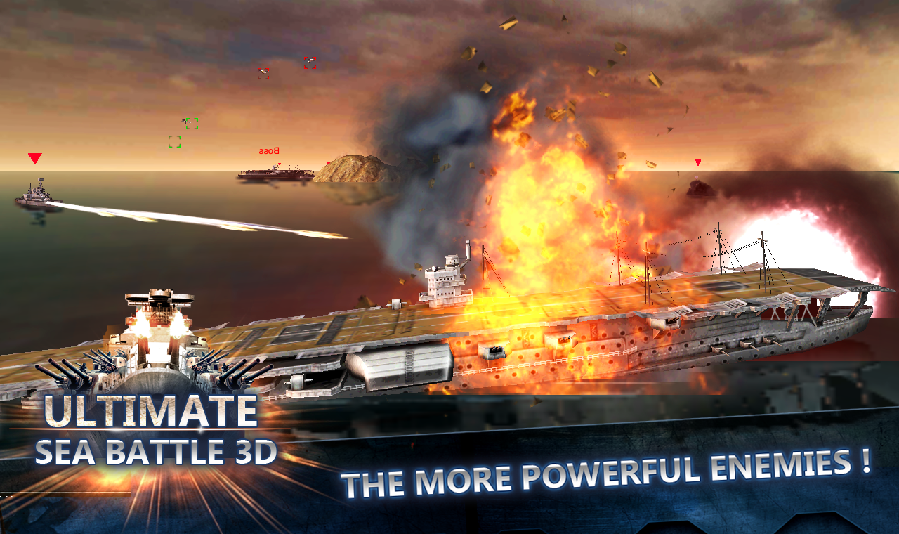 Android application Sea Battle :Warships (3D) screenshort