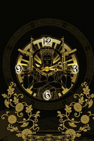 Senju Kannon clockWidget