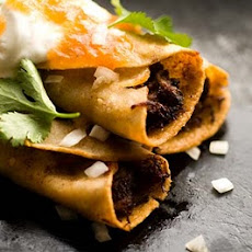 Beef flautas