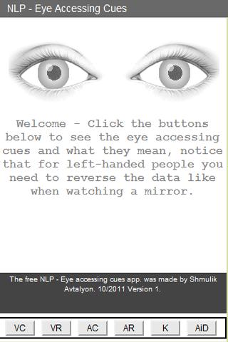 Eye Accessing Cues - NLP Tool