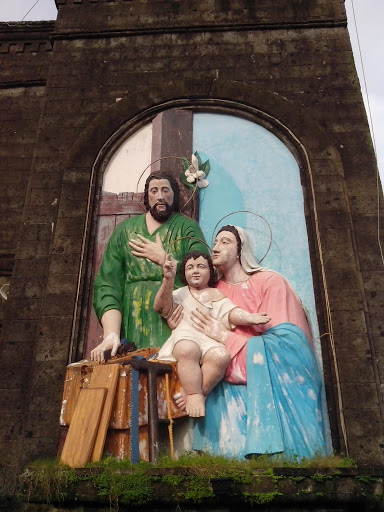 Baby Jesus, Mary & Joseph Rock Image