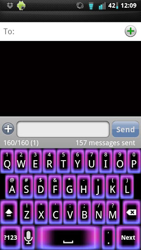 Girly Glow Keyboard Skin