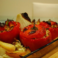 Slow-Roasted Stuffed Capsicum