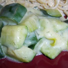 Zucchini in Sour Cream Sauce