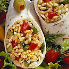 Mediterranean Salad Roll Ups