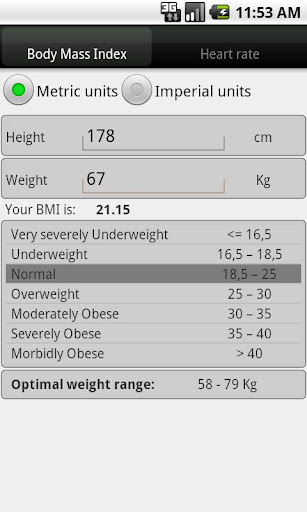 BMI Calculator