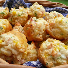 Mini Corn & Ham Muffins