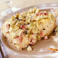 Overnight Artichoke-and-Ham Strata