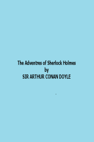 Adventures of Sherlock Holmes