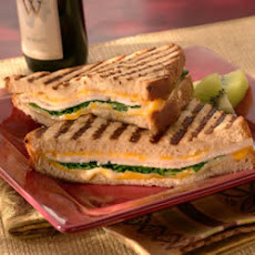Turkey, Spinach and Colby-Jack Panini