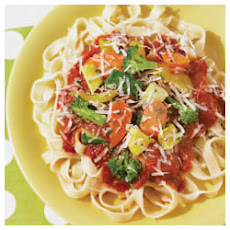 Easy Fettuccine Primavera