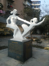 万松文化园雕塑