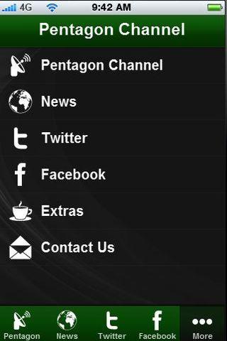 【免費媒體與影片App】Pentagon Channel-APP點子