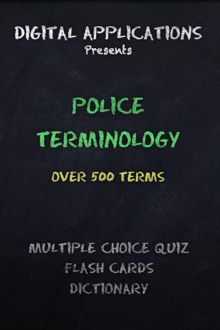500 POLICE TERMS Quiz App