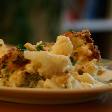 Broccoli and Cauliflower Gratin