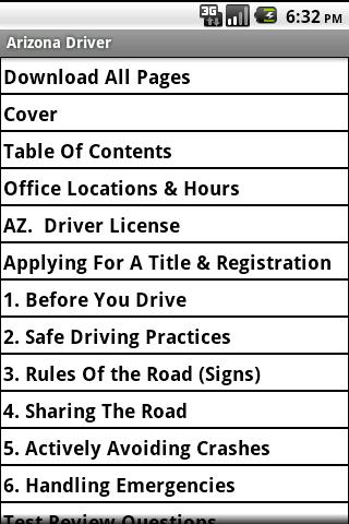 Arizona Driver Handbook