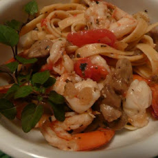 Fettuccine with Herbed Shrimp