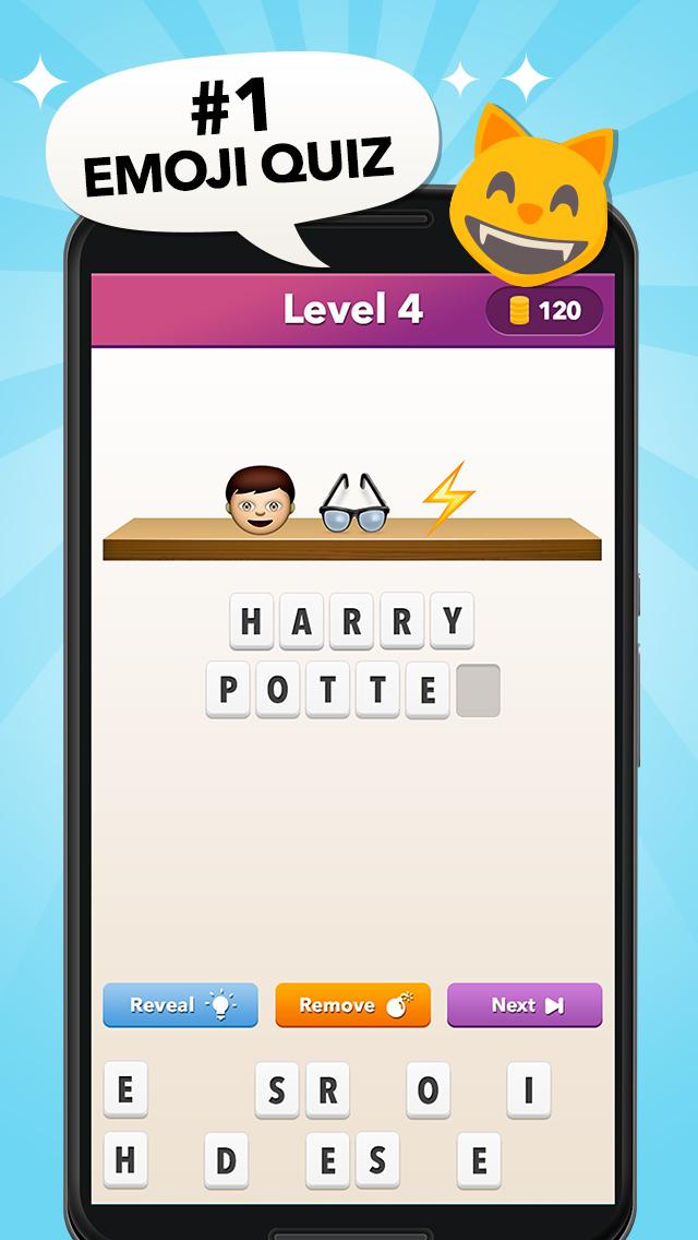 Android application Emoji Quiz screenshort