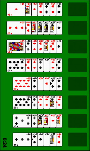 Simple Freecell Solitaire