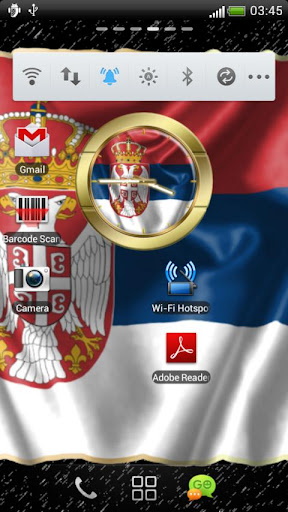 免費下載個人化APP|Serbia flag clocks app開箱文|APP開箱王